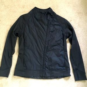 Prana light jacket black sz Large zipper